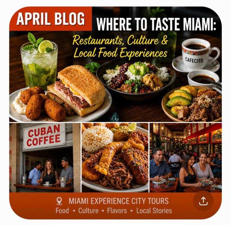 Where to Taste Miami: Restaurants, Culture & Local Food Experiences