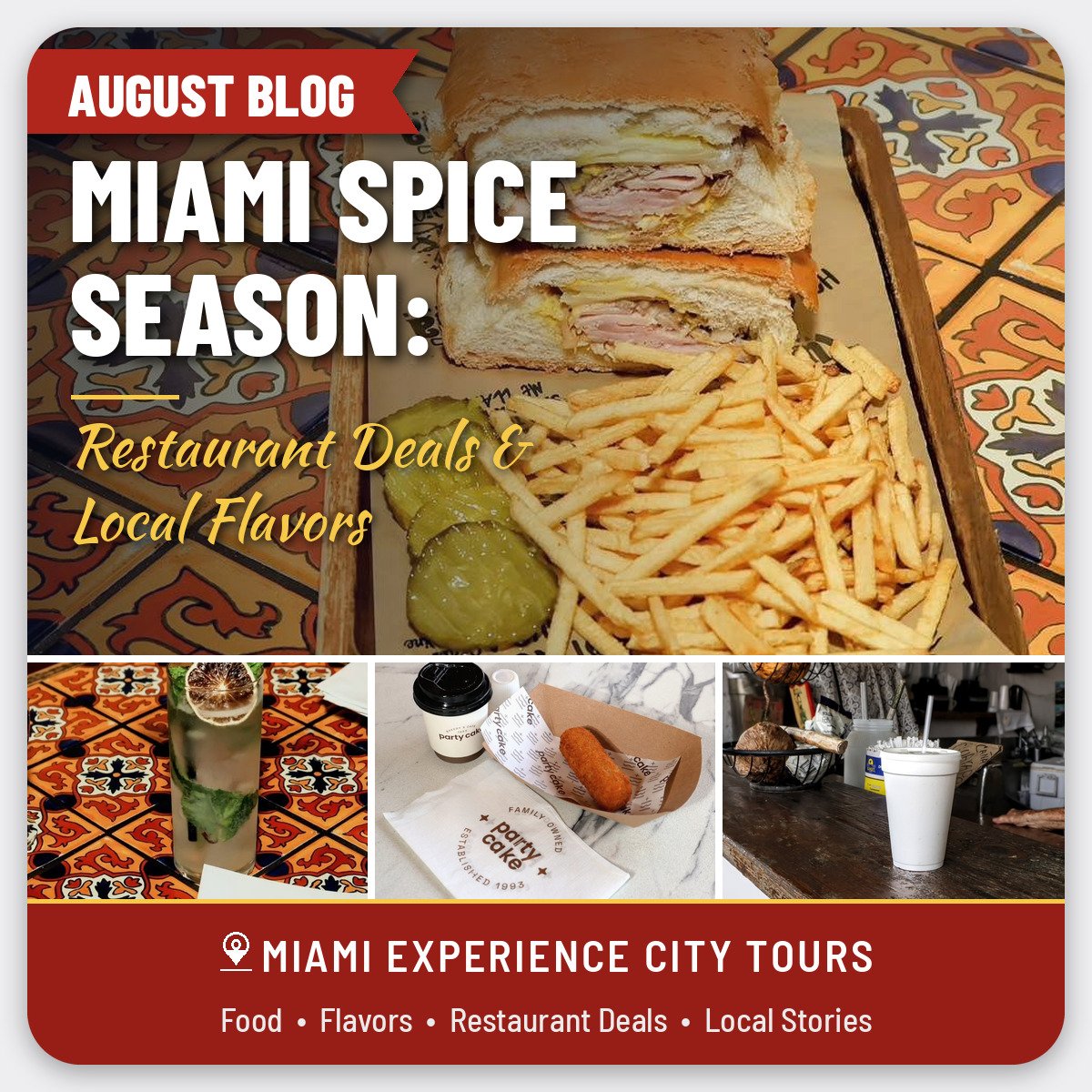 August blog cover: Miami Spice Season