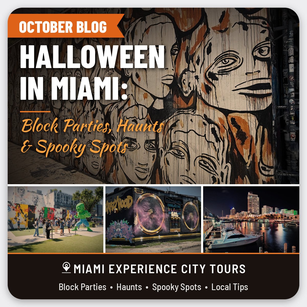 October blog cover: Halloween in Miami